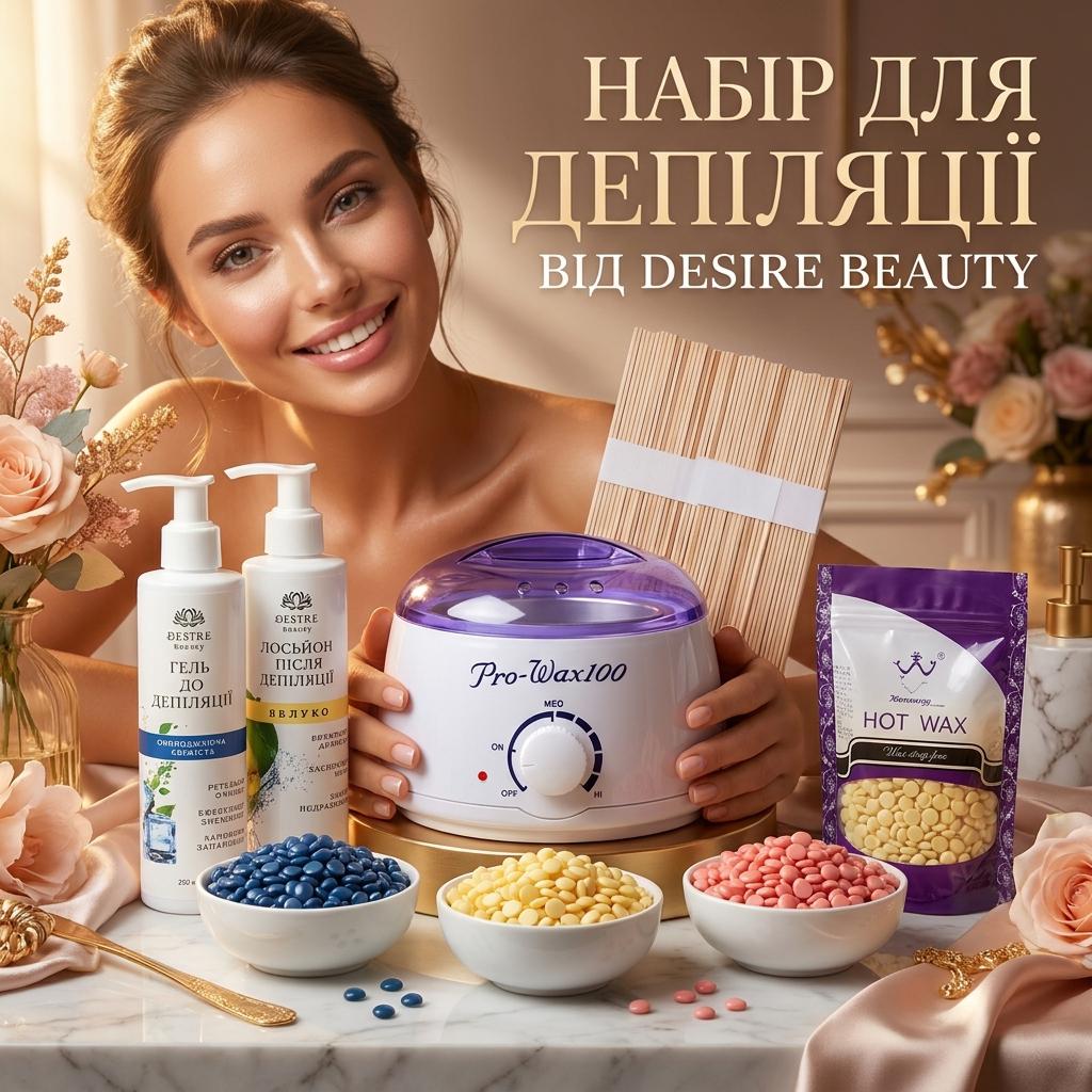 Набір для воскової депіляції 5 в 1
